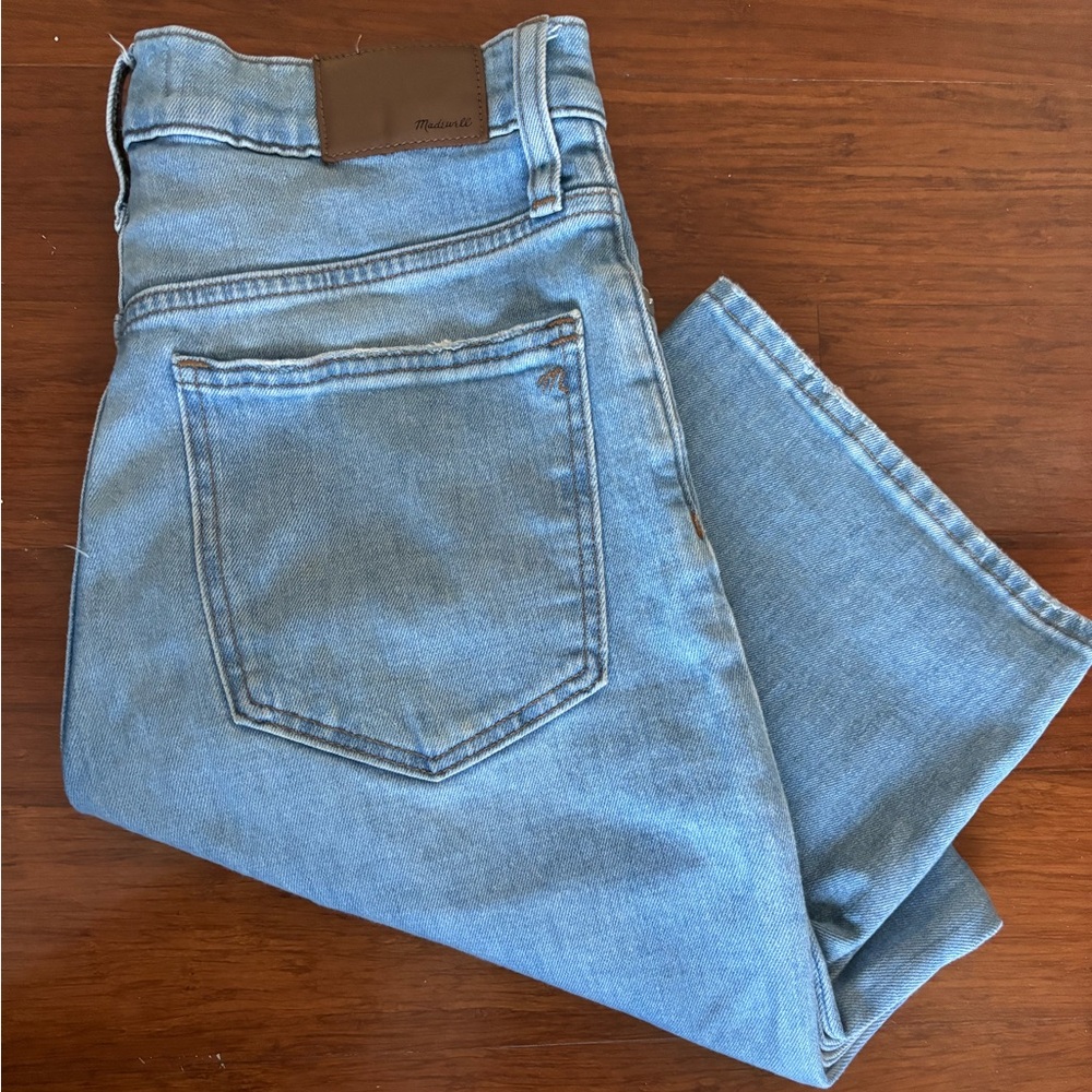 Madewell Slim-Wide cropped jeans